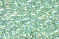 11-271 L/Pale Mint Green Lined Crystal AB - Click Image to Close